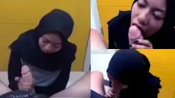 TKW Hijab Sepong Kontol Gede Video by BokepHUB