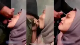 Jilbab Nyepong Crot di Muka Viral Video by Indo18